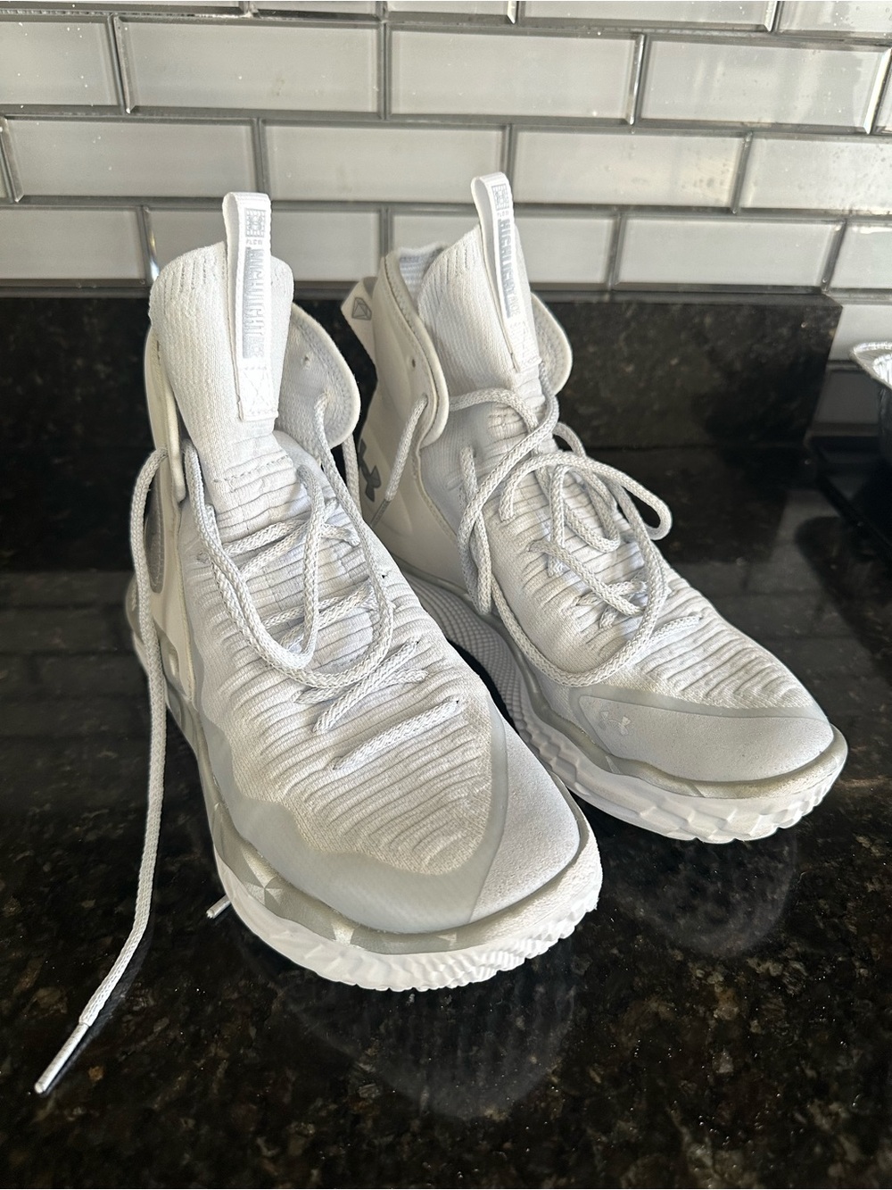 Under Armour Women's White High-Top Athletic Sneakers